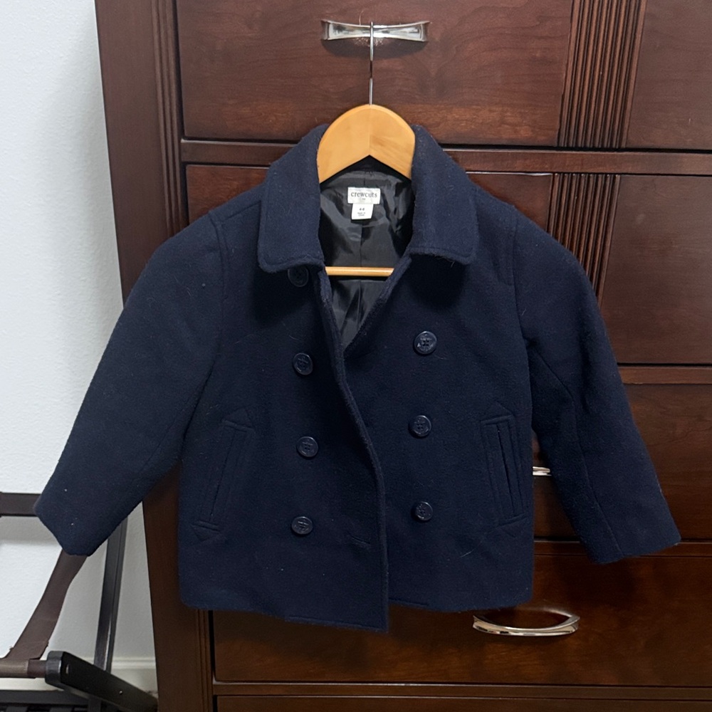 J Crew Crewcuts Navy Pea Coat for Kids